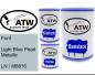 Preview: Ford, Light Blue Pearl Metallic, LN / M8816: 500ml Lackdose + 500ml Klarlack + 250ml Härter - Set, von ATW Autoteile West.